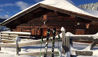 Almhütte Winter